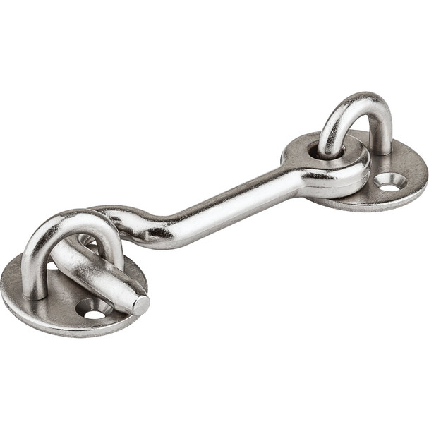 National Hardware Barn Door Satin Nickel Privacy Hook N187-036