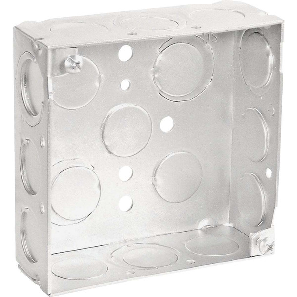Southwire Screw-On 4 In. x 4 In. Welded Steel Square Box 52151-S-UPC