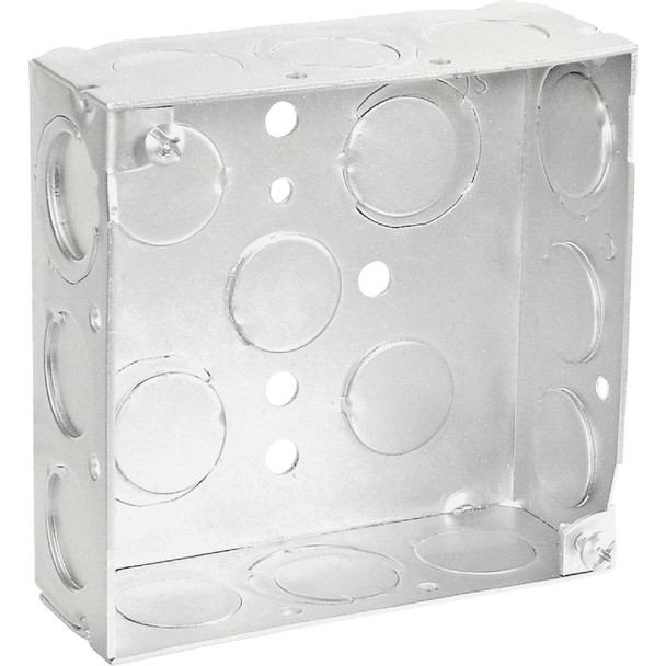 Southwire Screw-On 4 In. x 4 In. Welded Steel Square Box 52151-S-UPC