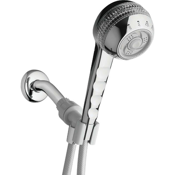 Waterpik PowerSpray+ 4-Spray 1.8 GPM Handheld Shower, Chrome SM-453CGE