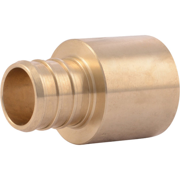 SharkBite 3/4 In. Female Sweat x 3/4 In. CF Brass PEX Adapter UC606LFA