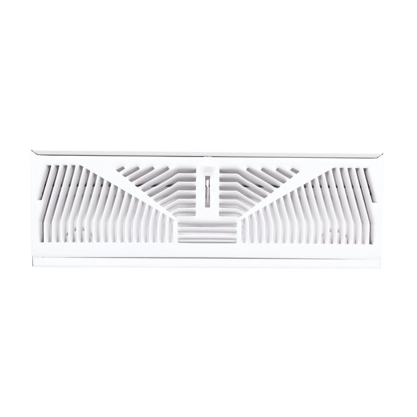 Selkirk 15 In. White Steel Baseboard Diffuser 3015W15R