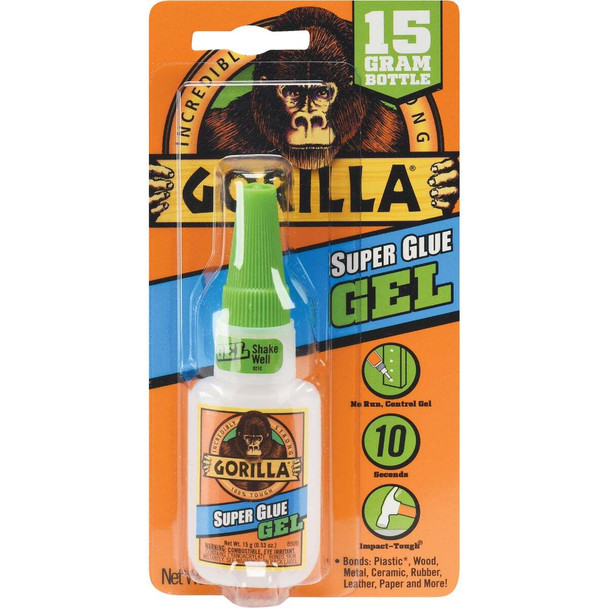 Gorilla 0.53 Oz. Super Glue Gel 7600103