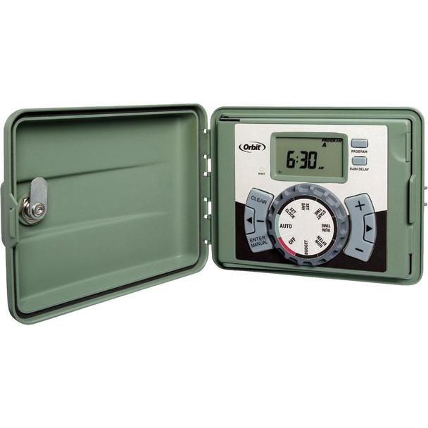 Orbit Easy-Set Logic 4-Station Indoor/Outdoor Sprinkler System Timer 57894