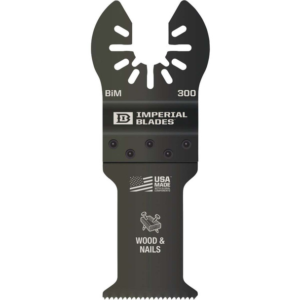 Imperial Blades ONE FIT 18 TPI 1-1/4 In. Wood/Nails Oscillating Blade IBOA300-1
