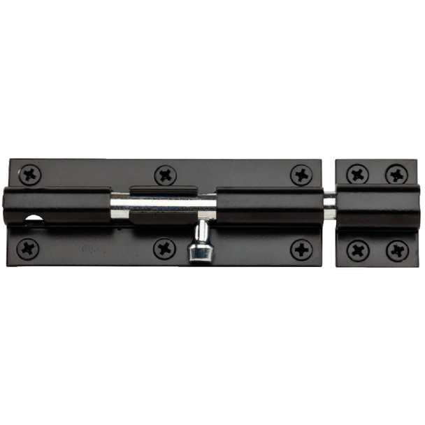 National Hardware 6 In. Black Heavy Barrel Bolt N152-126