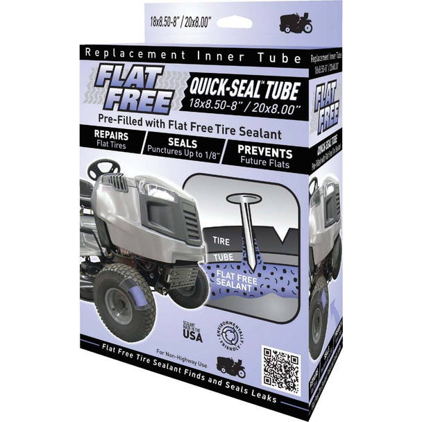 Flat Free Sealant Filled 8 In. Lawn Mower Tire Inner Tube 45015
