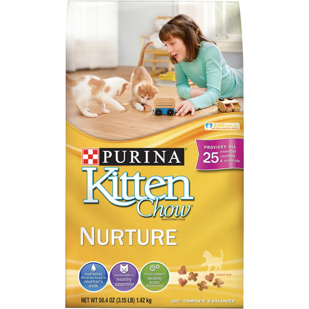 Purina Kitten Chow 3.15 Lb. Chicken Flavor Dry Kitten Food 178585