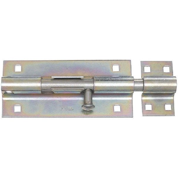 National Hardware 8 In. Zinc Extra Heavy-Duty Door Barrel Bolt N151-167