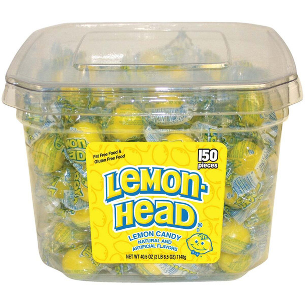 Lemon Head 0.3 Oz. Individually Wrapped Lemon Candy Display (150-Count) FER08251