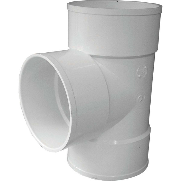 IPEX PVC Sewer and Drain  Sanitary Bull Nose Tee 414106BC