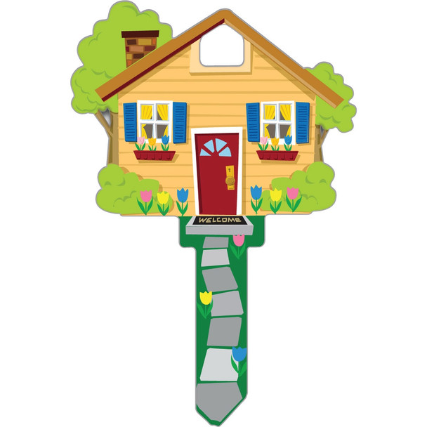 Lucky Line House Design Decorative House Key, SC1  B105S Pack of 5