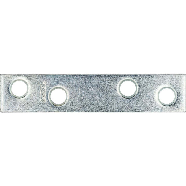 National Hardware 3 In. x 5/8 In. Zinc Steel Mending Brace N272-724 Pack of 40