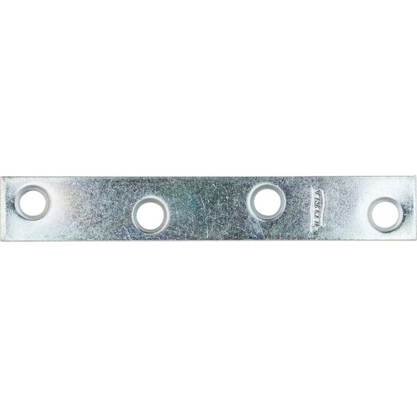 National Hardware 4 In. x 5/8 In. Zinc Steel Mending Brace N272-732 Pack of 20