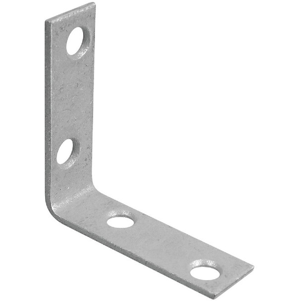 National Hardware 2 In. x 5/8 In. Galvanized Steel Corner Brace (4-Count)
