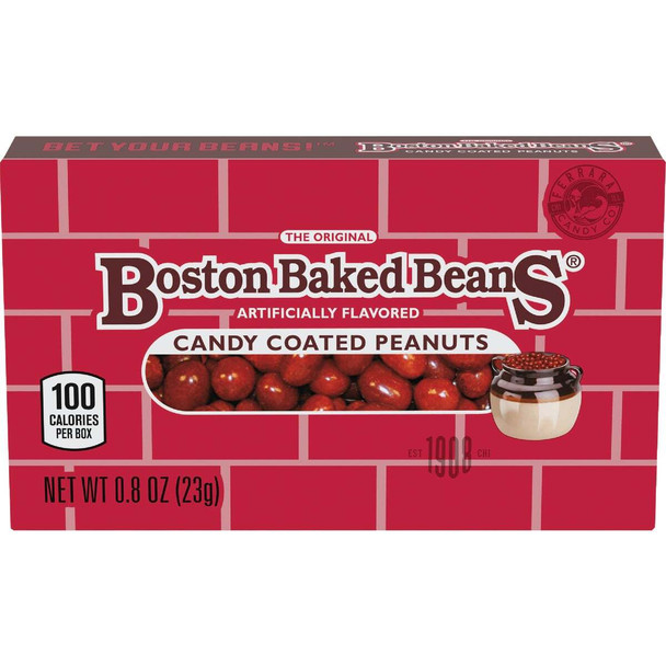 Ferrara Pan Candy Covered Peanuts 0.8 Oz. Boston Baked Beans 123094 Pack of 24