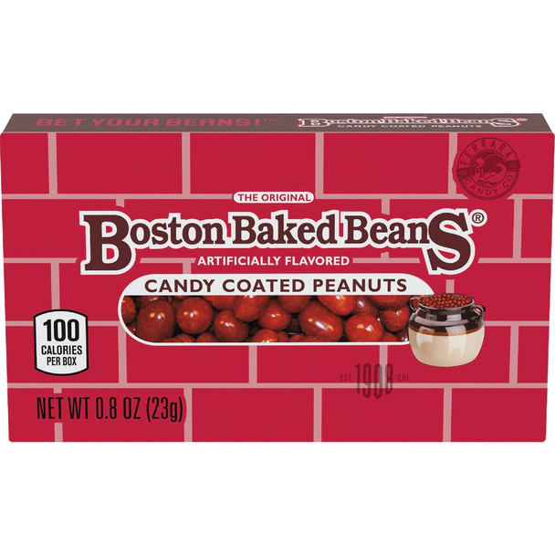 Ferrara Pan Candy Covered Peanuts 0.8 Oz. Boston Baked Beans 123094 Pack of 24