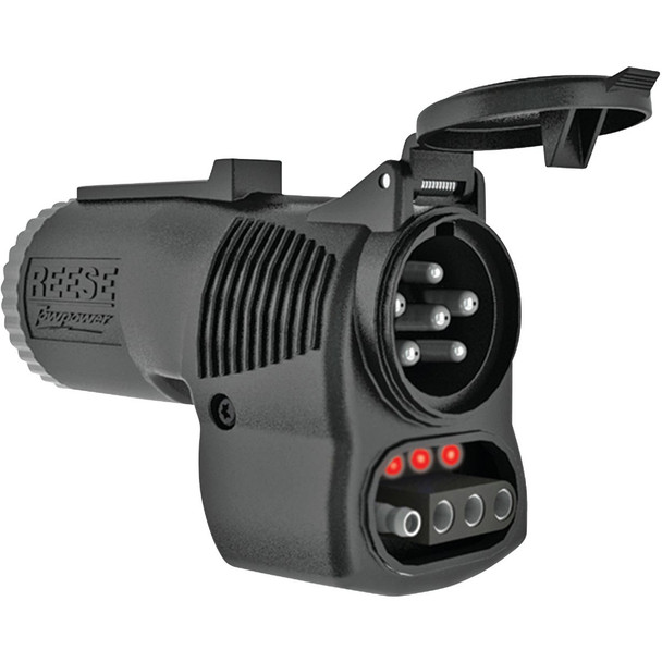 Hopkins Towing Solutions Multi-Tow 7-Blade to 6-Round and 4-Flat Adapter 47575