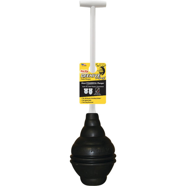 Korky Flexible Bellowed Head 6.5" Toilet Plunger 99-4A