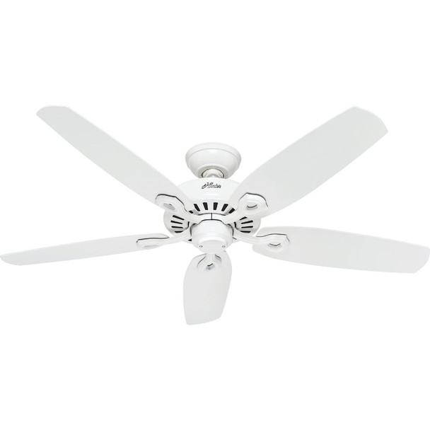 Hunter Builder Elite 52 In. White Ceiling Fan 53240