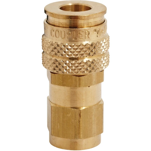 Milton AMT Style Push-Type with Drag Guard 1/4 In. FNPT Coupler S-745