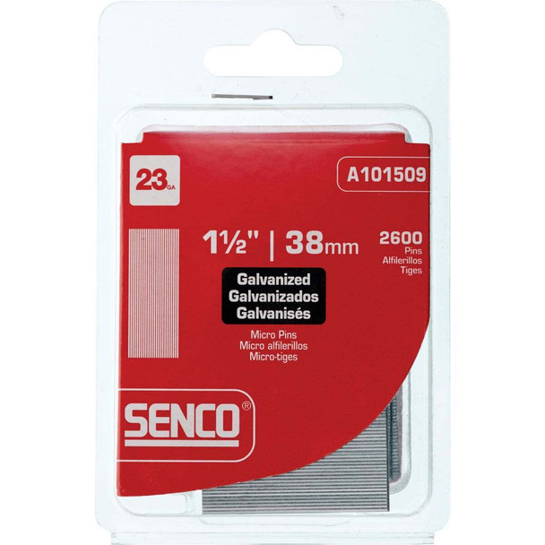 Senco 1-1/2 In. 23-Gauge Galvanized Pin Nail (2600 Ct.) CZ17EAAR