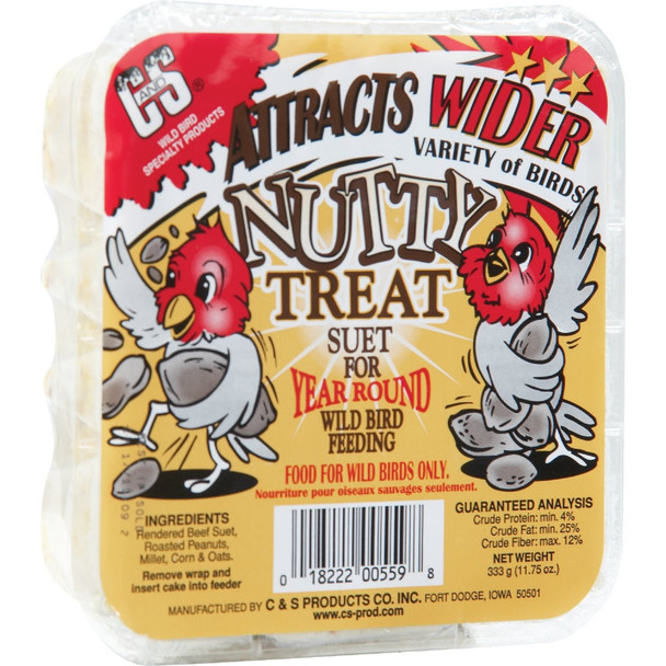 C&S 11.75 Oz. Nutty Treat Suet 100214327