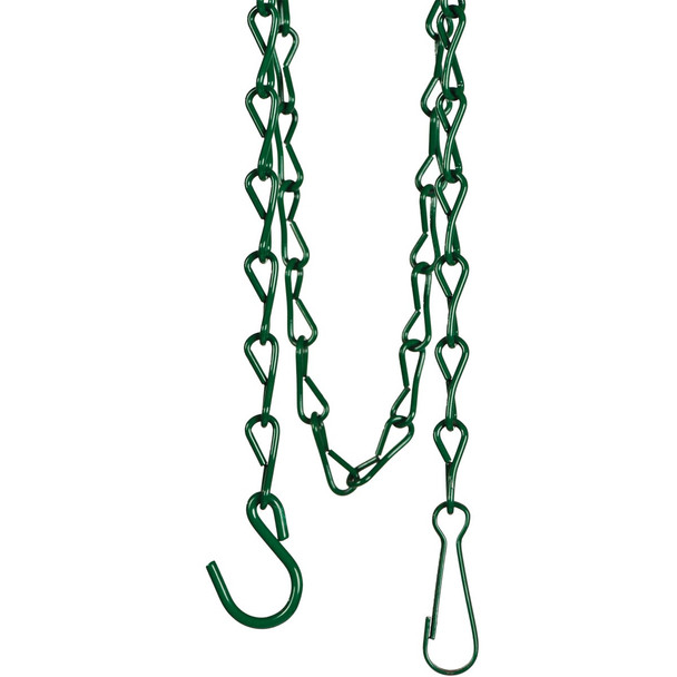Perky-Pet 33 In. Green Powder-Coated Metal Bird Feeder Chain 65T