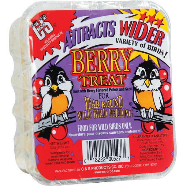 C&S 11.75 Oz. Berry Treat Suet 100214314