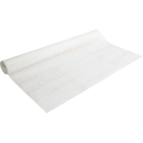 Con-Tact 20 In. x 5 Ft. White Beaded Grip Non-Adhesive Shelf Liner 05F-C6F52-01