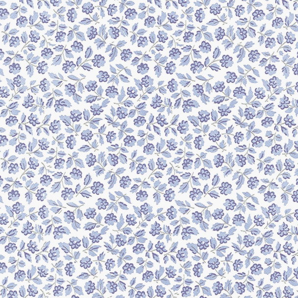 Con-Tact Grip Print 18 In. x 4 Ft. Ashley Blue Non-Adhesive Shelf Liner