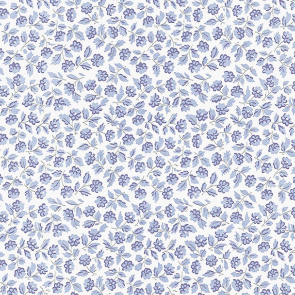 Con-Tact Grip Print 18 In. x 4 Ft. Ashley Blue Non-Adhesive Shelf Liner