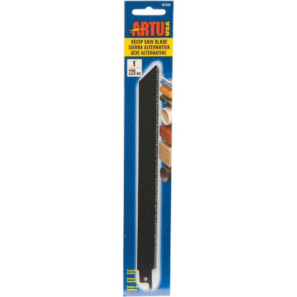 ARTU 9 In. Carbide Grit Reciprocating Saw Blade 01818