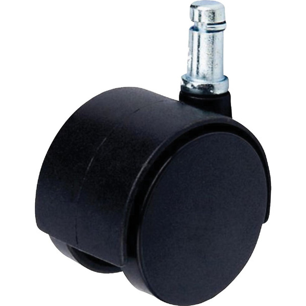 Do it 2 In. Dia. Black Twin Wheel Caster with 7/8 In. Stem (1-Count) 243639
