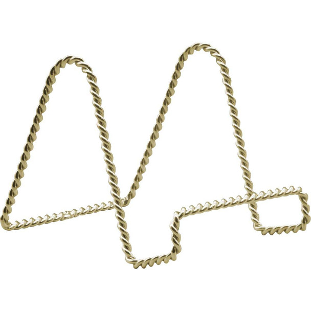 Tripar 3 In. Brass Twisted Wire Plate Stand 23-1243