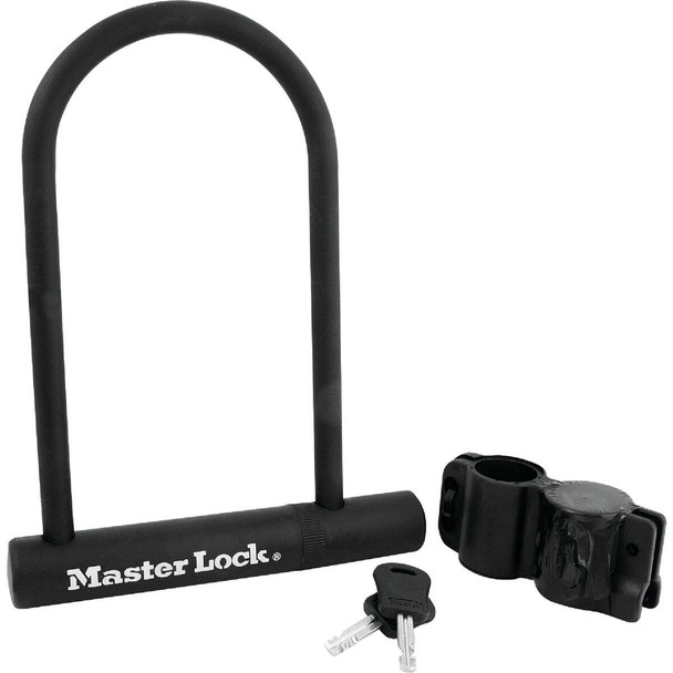 Master Lock 4 In. x 8 In. U-Bar Bicycle Lock 8170D