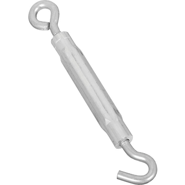 National Hardware 3/16 In. x 5-1/2 In. Zinc Hook & Eye Turnbuckle Pack of 10