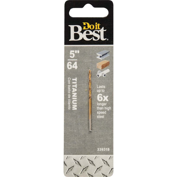 Do it Best 5/64 In. Titanium Drill Bit 218221DB