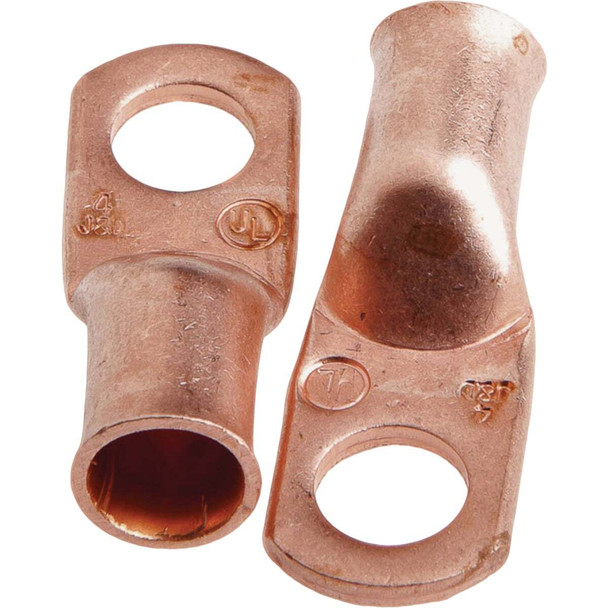 Forney #4 Cable x 5/16 In. Stud Copper Cable Lug (2-Pack) 60092