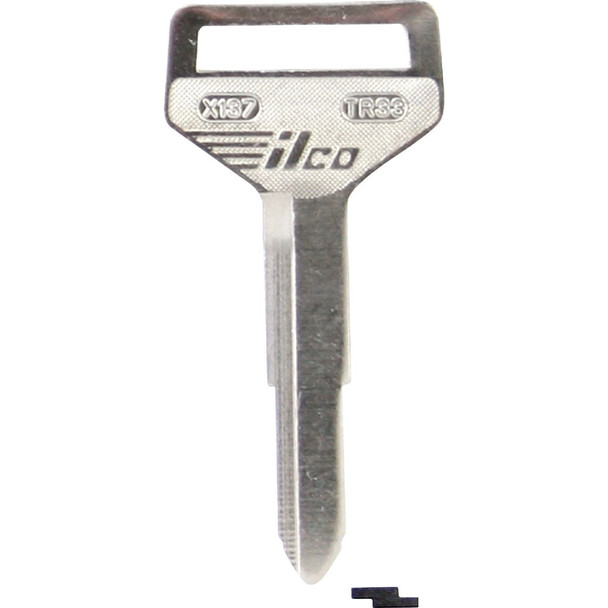 ILCO Toyota Nickel Plated Automotive Key, TR37 / X159 (10-Pack) IAF01054123
