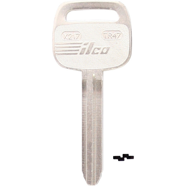 ILCO Toyota Nickel Plated Automotive Key, TR47 / X217 (10-Pack) IAF01435113