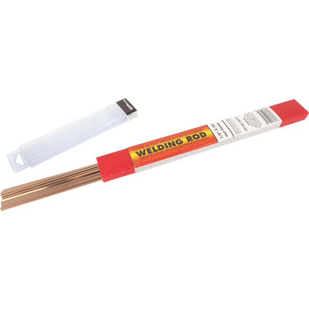 Forney 1/8 In. x 18 In. Super Sil-Flo Brazing Rod, 1/2 Lb. 48571