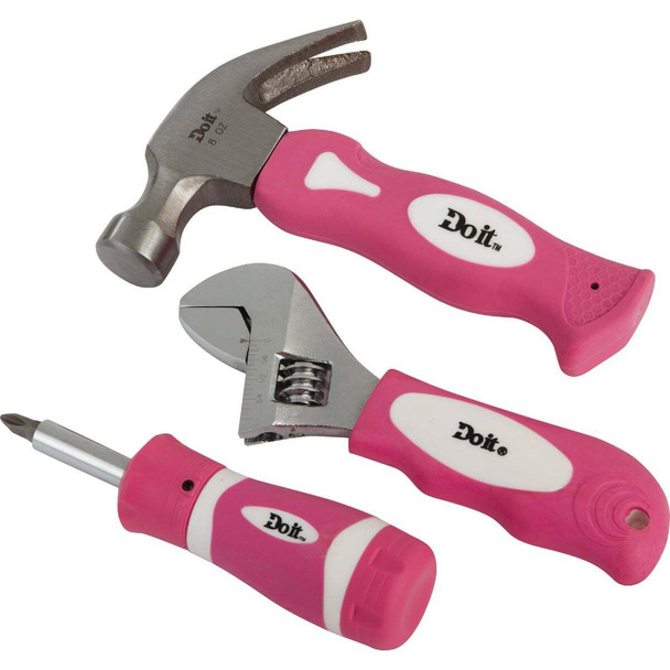 Do it 6-in-1 Screwdriver, Wrench, Hammer Mini Tool Set (3-Piece) 0795