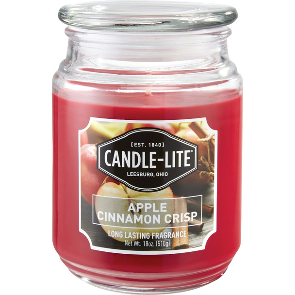 Candle-Lite Everyday 18 Oz. Apple Cinnamon Crisp Jar Candle 3297021