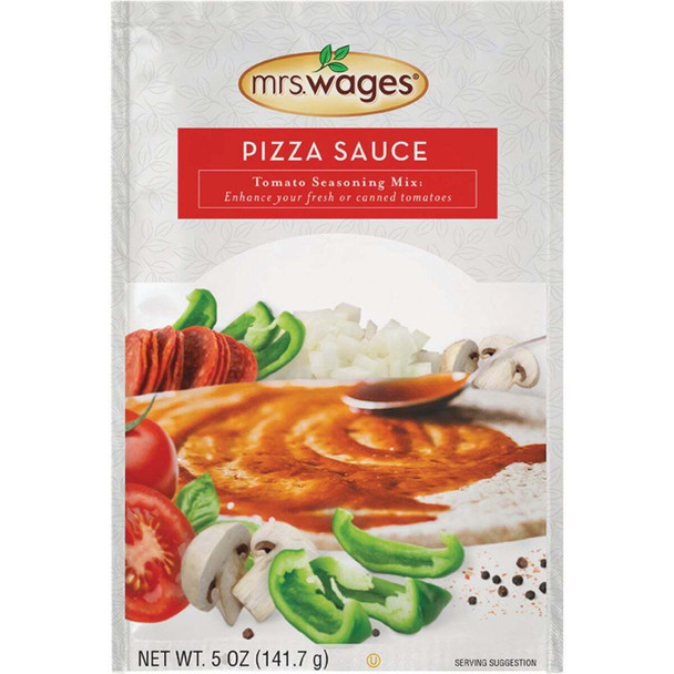 Mrs. Wages 5 Oz. Pizza Sauce Tomato Seasoning Mix W539-J4425