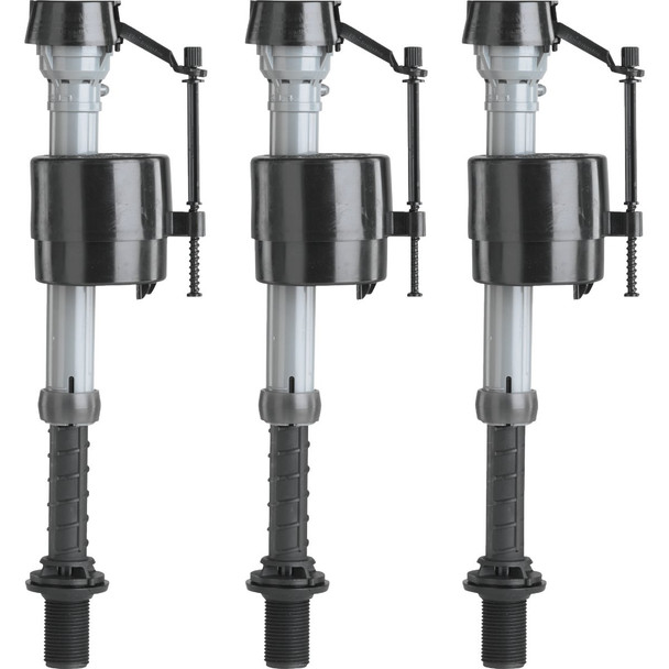 Fluidmaster 3.5 - 7 GPF Plastic Universal Anti-Siphon Fill Valve (3 Ct.)