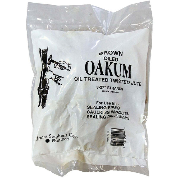 Sioux Chief 1 Lb. Brown Oakum 963-15PK2