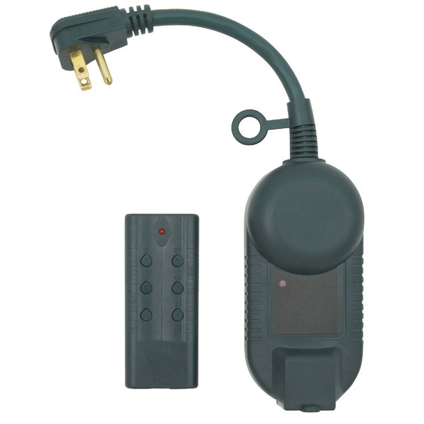 Do it 12.5A 120V 1500W Green Outdoor Timer with Remote KB-200EW