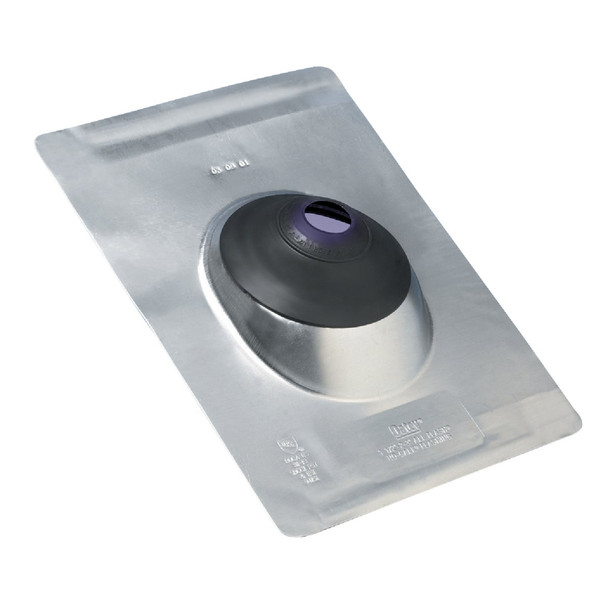 Oatey No-Calk 1-1/4 In. to 1-1/2 In. Aluminum Roof Pipe Flashing 12923