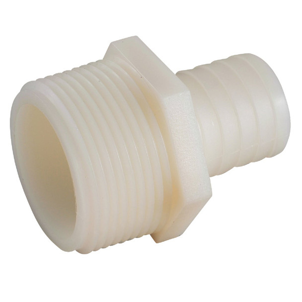 Anderson Metals 1/2 In. Barb x 3/8 In. MIP Nylon Connector 53701-0806 Pack of 5
